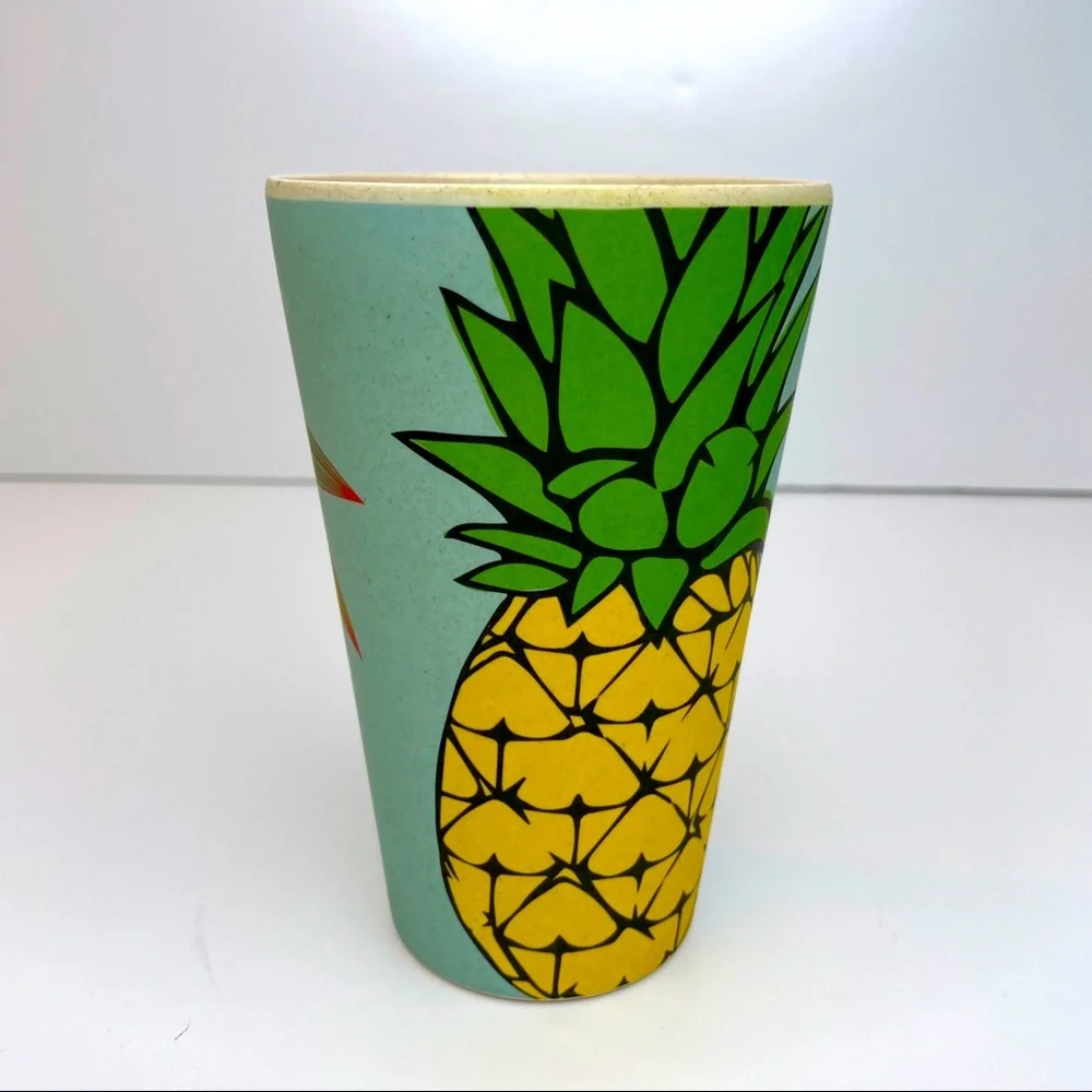 Danny Seo Naturally Pineapple Tumblers - Set of 4‎